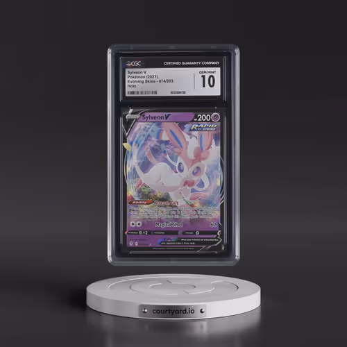 2021 Evolving Skies #074/203 Sylveon V - Holo (CGC 10 GEM MINT)