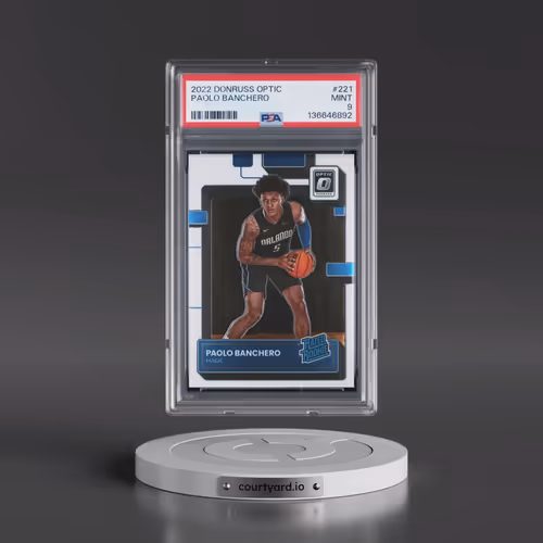 2022 Panini Donruss Optic #221 Paolo Banchero (PSA 9 MINT)
