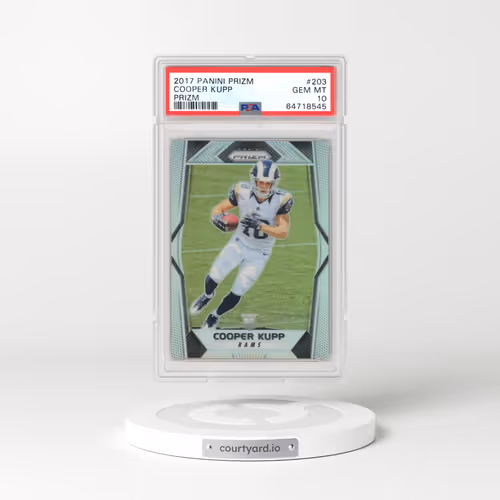 2017 Panini Prizm #203 Cooper Kupp (PSA 10 GEM MINT)