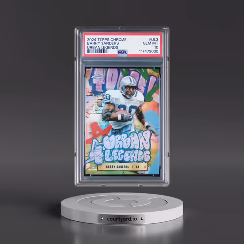 2024 Topps Chrome Urban Legends #UL3 Barry Sanders (PSA 10 GEM MINT)