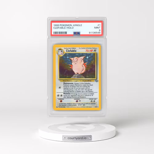 1999 Pokémon Jungle #1 Clefable - Holo (PSA 9 MINT)