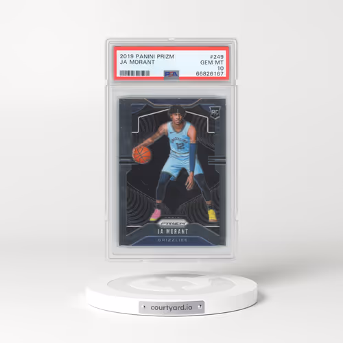 2019 Panini Prizm #249 Ja Morant (PSA 10 GEM MINT)