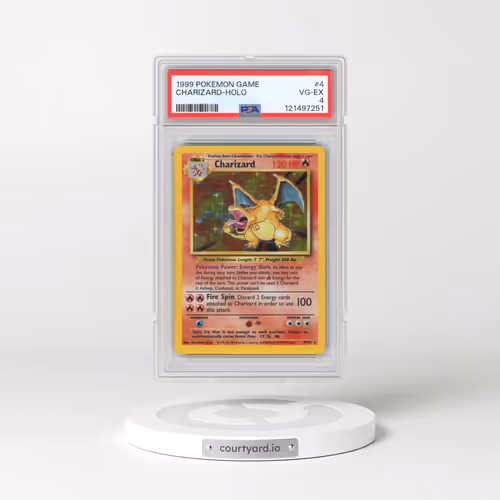 1999 Pokémon Game #4 Charizard - Holo (PSA 4 VG-EX)