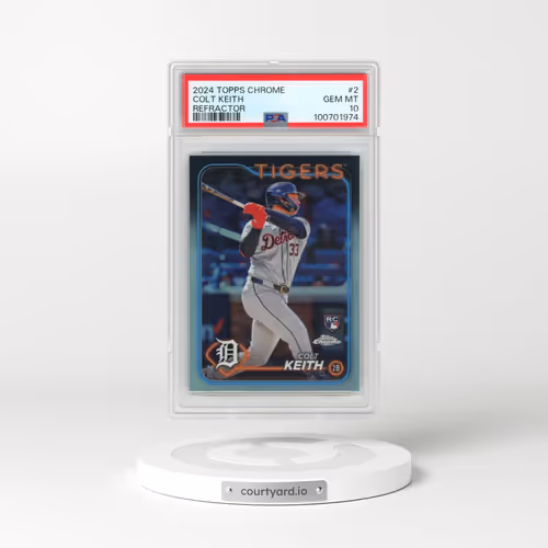 2024 Topps Chrome #2 Colt Keith - Refractor (PSA 10 GEM MINT)