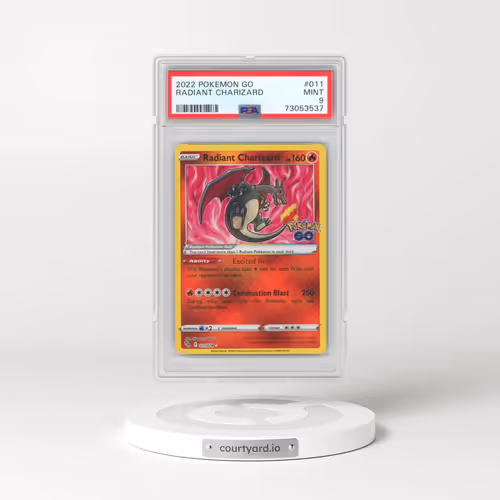 2022 Pokémon Go #011 Radiant Charizard - Holo (PSA 9 MINT)