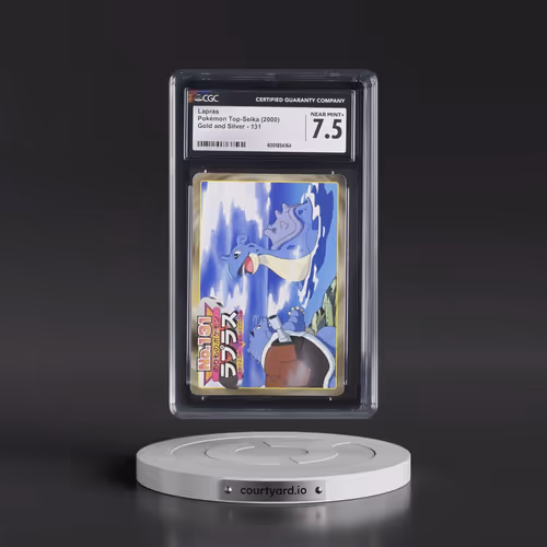 2000 Gold and Silver (Black Glossy Back) #131 Lapras (CGC 7.5 NM+)