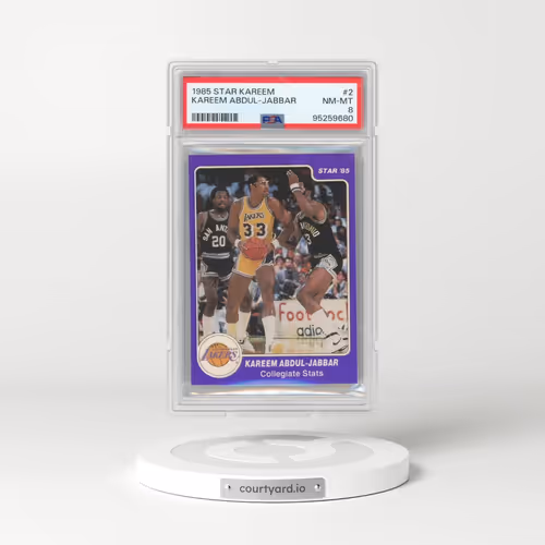 1985 Star Kareem Abdul-Jabbar #2 Kareem Abdul-Jabbar (PSA 8 NM-MT)