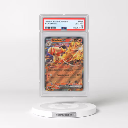 2025 Pokémon Jtg EN-Journey Together #024 Blaziken EX - Holo (PSA 10 GEM MINT)