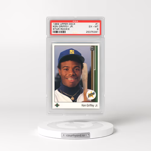 1989 Upper Deck #1 Ken Griffey Jr - Star Rookie (PSA 6 EX-MT)