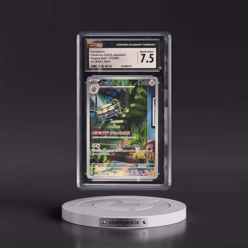 2023 Raging Surf #072/062 Ferrothorn - Art Rare Holo (CGC 7.5 NM+)