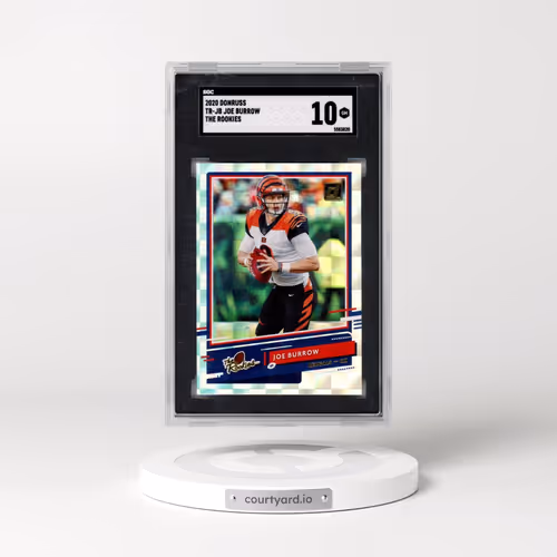 2020 Donruss #TR-JB Joe Burrow - The Rookies (SGC 10 GEM MINT)
