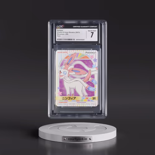 2023 Scarlet & Violet Stickers (Marumiya Archway BG) - Japanese #36 Sylveon - Holo (CGC 7 NM)
