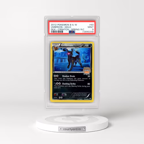 2012 Pokémon Black & White Dark Explorers #60 Umbreon - Holo Crosshatch-2012 Spring Regional Championships (PSA 9 MINT)