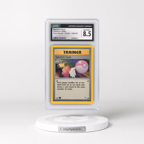 2000 Gym Heroes #125/132 Sabrina's Gaze - 1st Edition 1st Edition (CGC 8.5 NM-MT+)