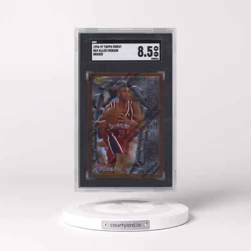 1996 Topps Finest #69 Allen Iverson - Bronze (SGC 8.5 NM-MT+)