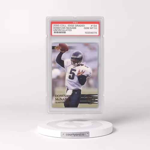 2000 Collector's Edge Graded #134 Donovan Mcnabb - Uncirculated (PSA 10 GEM MINT)