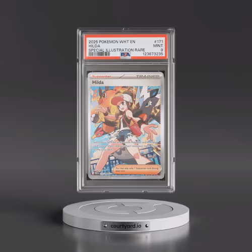 2025 Pokémon Wht EN-White Flare #171 Hilda - Special Illustration Rare (PSA 9 MINT)