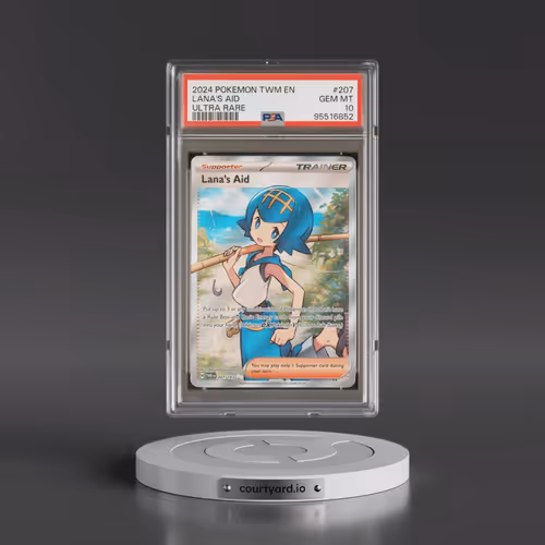 2024 Pokémon Twm EN-Twilight Masquerade #207 Lana's Aid - Ultra Rare (PSA 10 GEM MINT)