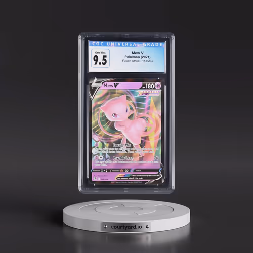 2019 Fusion Strike #113/264 Mew V - Holo (CGC 10 GEM MINT)