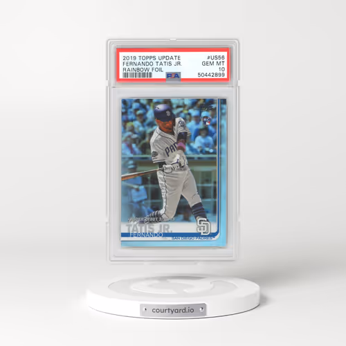 2019 Topps Update #US56 Fernando Tatis Jr. - Rainbow Foil (PSA 10 GEM MINT)