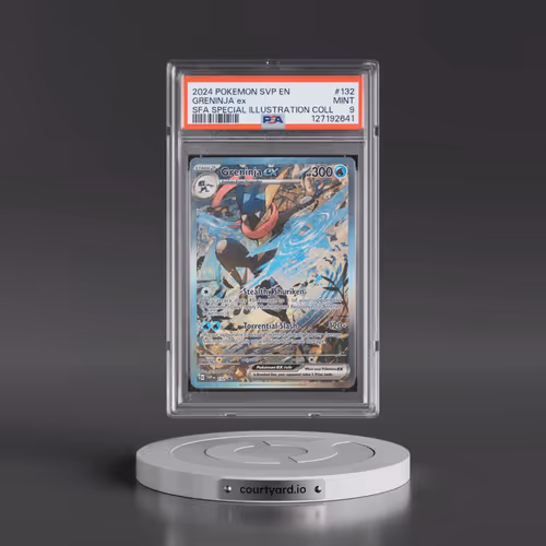 2024 Pokémon Svp EN-SV Black Star Promo #132 Greninja EX - Holo Shrouded Fable Special Illustration