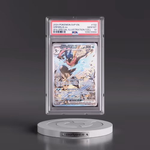 2024 Pokémon Svp EN-SV Black Star Promo #132 Greninja EX - Holo Shrouded Fable Special Illustration