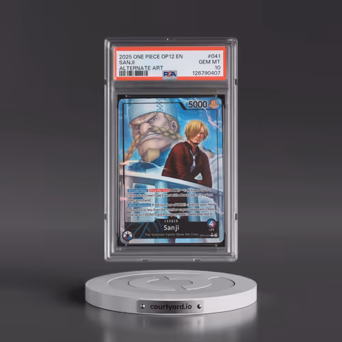 2025 One Piece OP12-Legacy of the Master #041 Sanji - Alternate Art (PSA 10 GEM MINT)