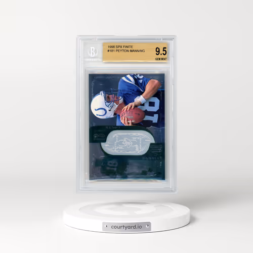 1998 SPx Finite #181 Peyton Manning (BGS 9.5 GEM MINT)