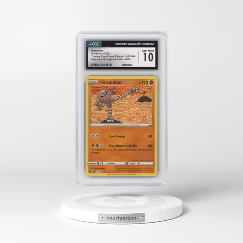 2023 Trading Card Game Classic - CLV, CLC, CLB #011/034 Hitmonlee - Venusaur & Lugia ex Deck - CLV Holo (CGC 10 GEM MINT)