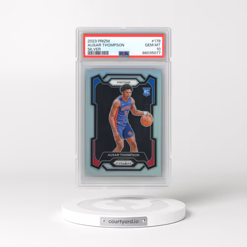 2023 Panini Prizm #178 Ausar Thompson - Silver Prizm (PSA 10 GEM MINT)