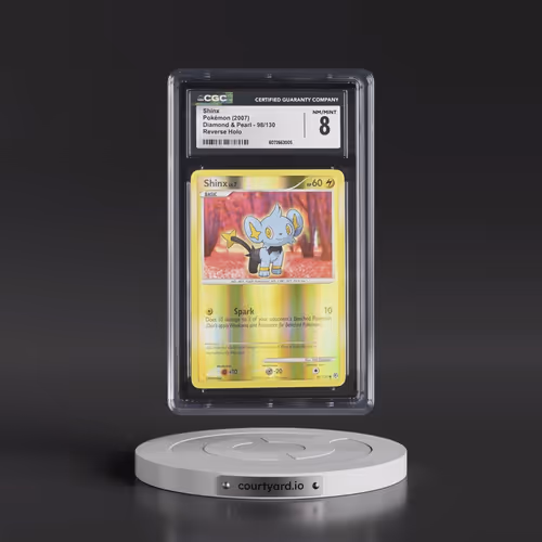 2007 Diamond & Pearl #98/130 Shinx - Reverse Holo (CGC 8 NM-MT)