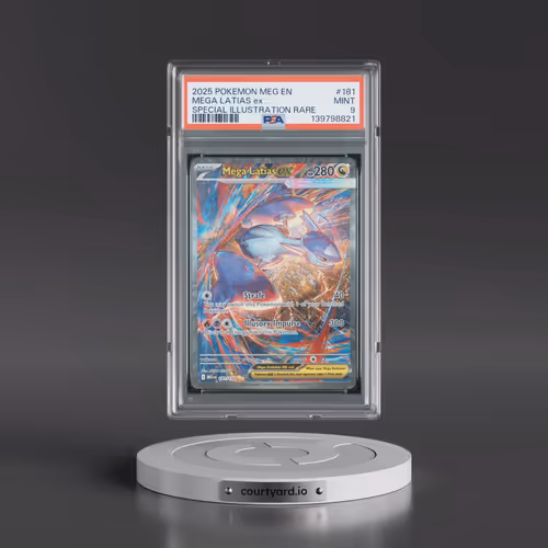 2025 Pokémon Meg EN-Mega Evolution #181 Mega Latias EX - Holo Special Illustration Rare (PSA 9 MINT)