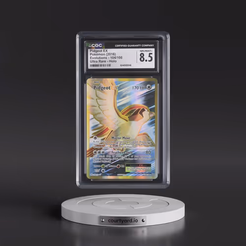 2016 Evolutions #104/108 Pidgeot EX - Ultra Rare Holo (CGC 8.5 NM-MT+)