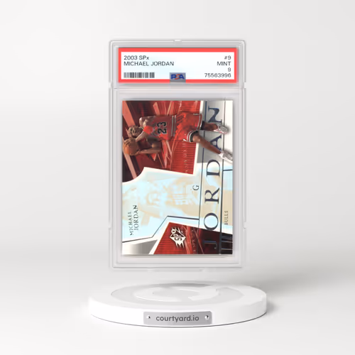 2003 Spx #9 Michael Jordan (PSA 9 MINT)
