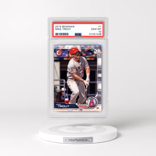 2019 Bowman #1 Mike Trout (PSA 10 GEM MINT)
