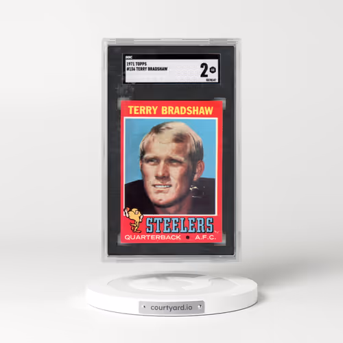 1971 Topps #156 Terry Bradshaw (SGC 2 GOOD)
