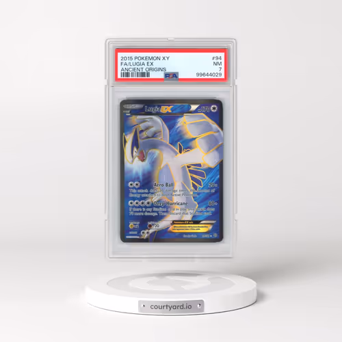 2015 Pokémon XY Ancient Origins #94 Lugia EX - Holo Full Art (PSA 7 NM)
