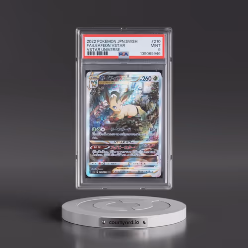 2022 Pokémon Sword & Shield Vstar Universe #210 Leafeon Vstar - Full Art (PSA 9 MINT)