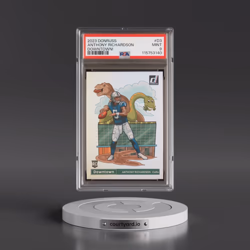 2023 Panini Donruss Downtown! #D3 Anthony Richardson (PSA 9 MINT)