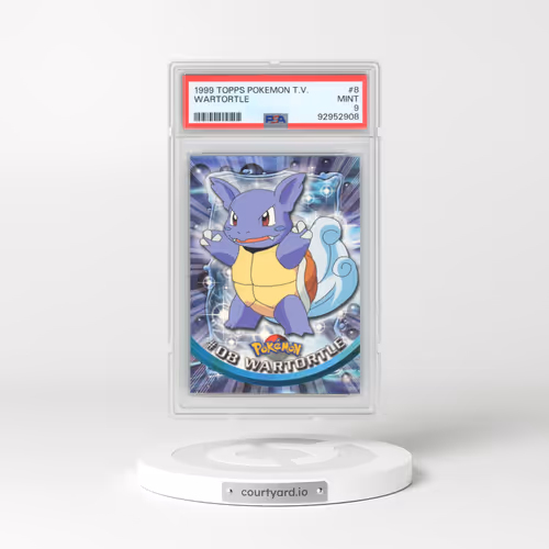 1999 Topps Pokémon TV #8 Wartortle (PSA 9 MINT)