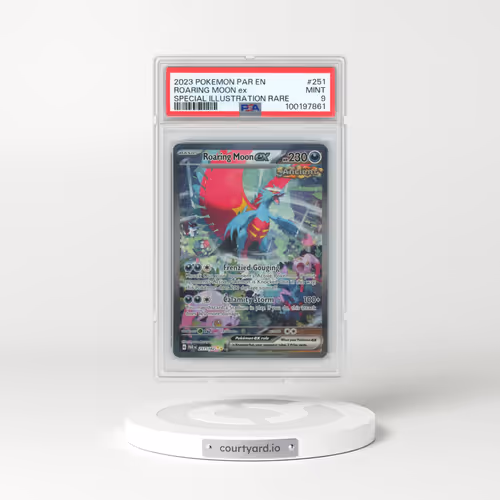 2023 Pokémon Par EN-Paradox Rift #251 Roaring Moon EX - Holo Special Illustration Rare (PSA 9 MINT)
