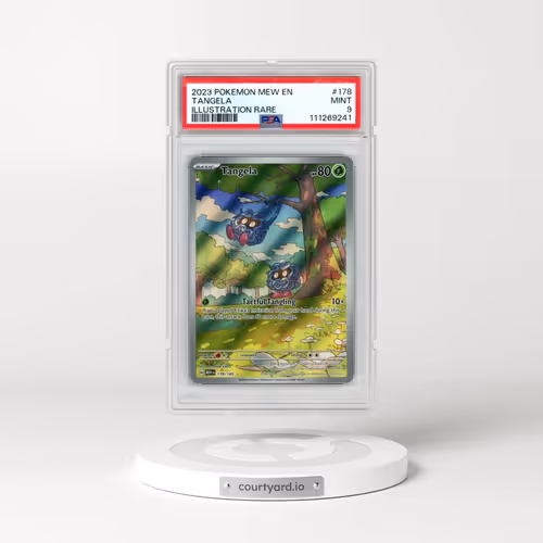 2023 Pokémon Mew EN-151 #178 Tangela - Illustration Rare (PSA 9 MINT)
