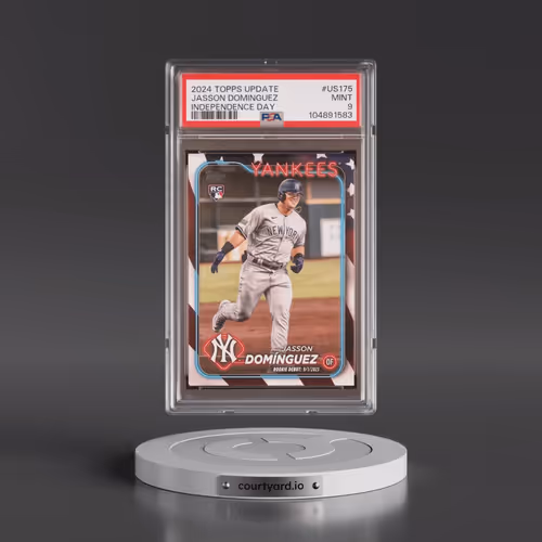 2024 Topps Update #US175 Jasson Dominguez - Independence Day (PSA 9 MINT)