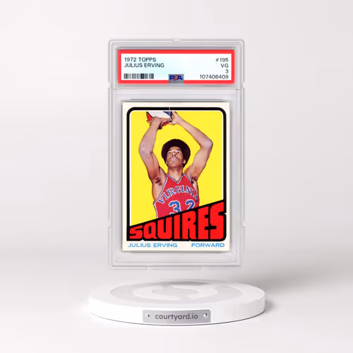 1972 Topps #195 Julius Erving (PSA 3 VG)