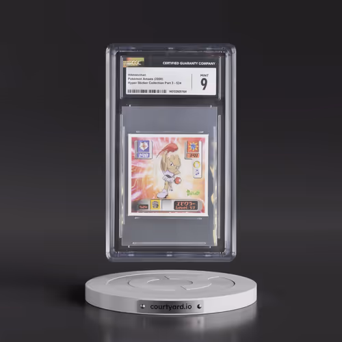 2000 Hyper Sticker Collection Part 3 (2000) #524 Hitmonchan (CGC 9 MINT)