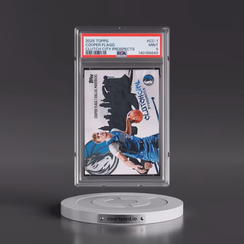 2025 Topps Clutch City Prospects #CC-1 Cooper Flagg (PSA 9 MINT)