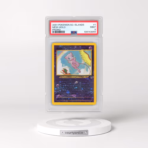 2001 Pokémon Southern Islands Promo #1 Mew - Holo (PSA 9 MINT)
