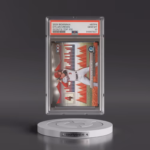 2024 Bowman Bowman Scouts' Top 100 #BTP4 Dylan Crews (PSA 10 GEM MINT)