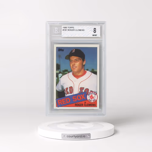 1985 Topps #181 Roger Clemens (BGS 8 NM-MT)