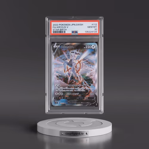2022 Pokémon Sword & Shield Star Birth #112 Arceus V - Holo Full Art (PSA 10 GEM MINT)